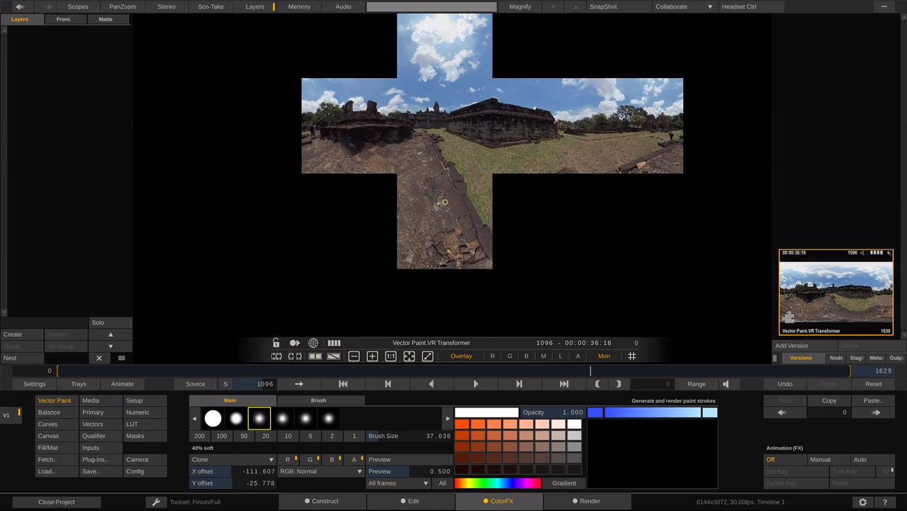 Scratch Hd Rig SCRATCH VR & Rig removal on 6K equirectangular footage - ASSIMILATE INC CN